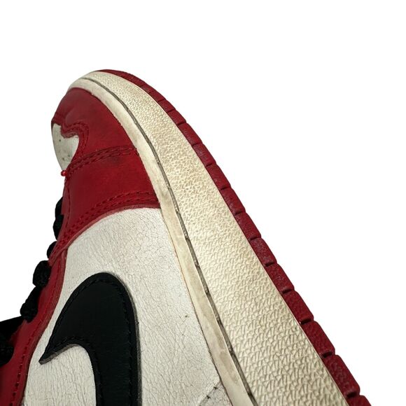 Nike Jordan 1 Retro High OG Chicago Lost Found Shoes FD1437-612 Boys 3.5Y Red - Picture 9 of 9